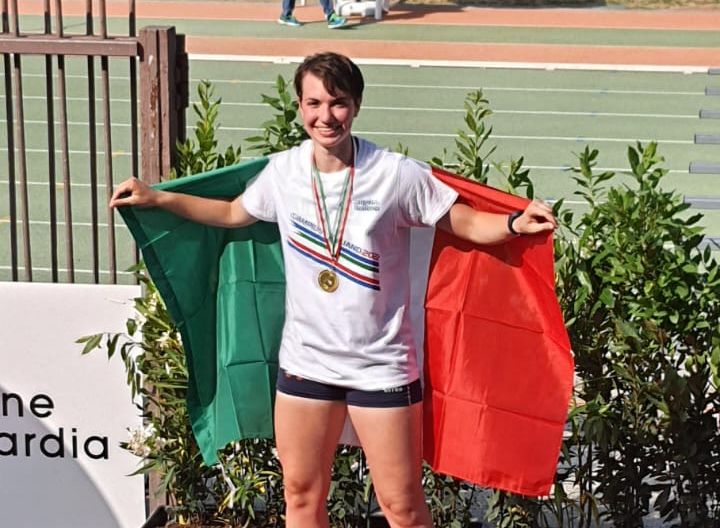 CASIRAGHI MELISSA CAMPIONESSA ITALIANO U18 LANCIO DEL MARTELLO